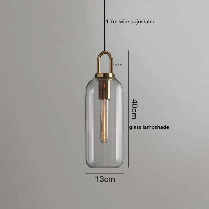 DecorBites™ Glass Ball LED Pendant Light - Modern Hanging Lights for Home, Restaurant, Cafe