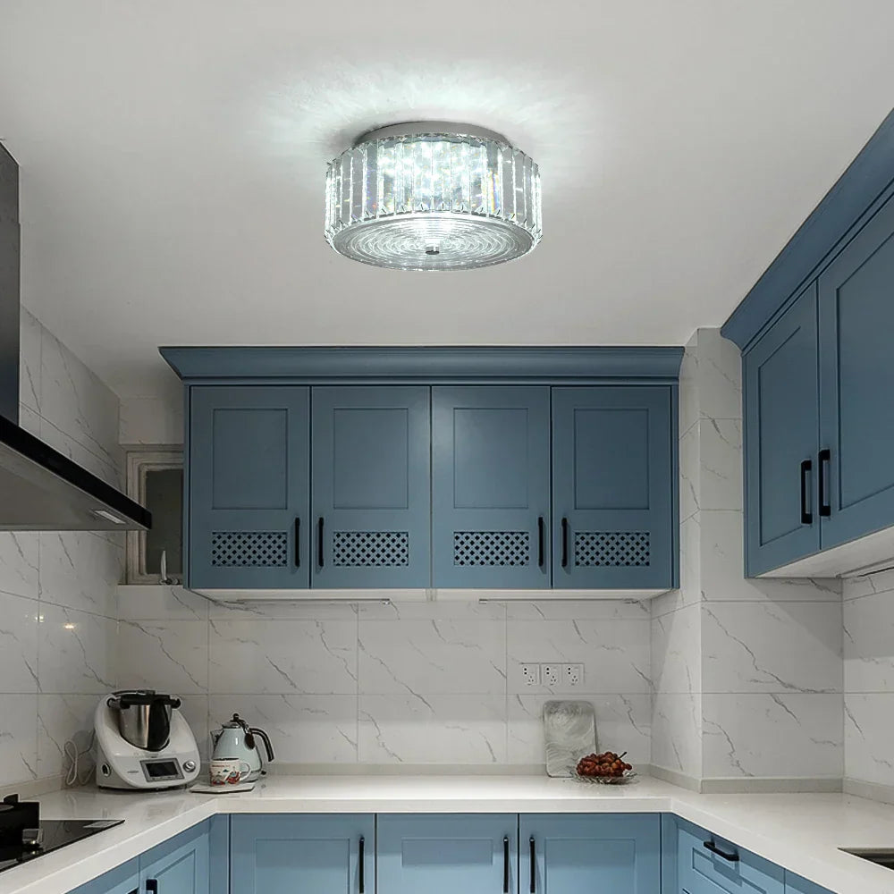 DecorBites™ Crystal LED Ceiling Chandelier Light Circle Design Indoor Lighting