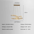 DecorBites™ Crystal LED Pendant Lights Remote Control Dimmable Suspension Lamp