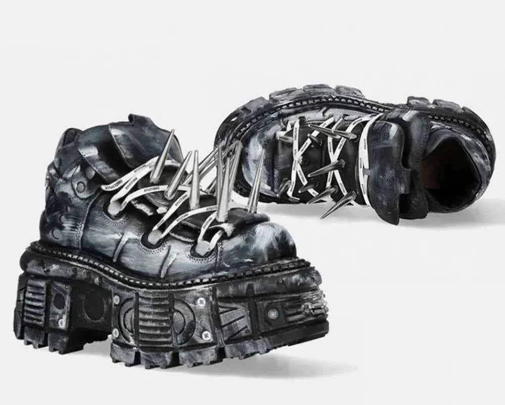 Platform Spiked Rivet Striders