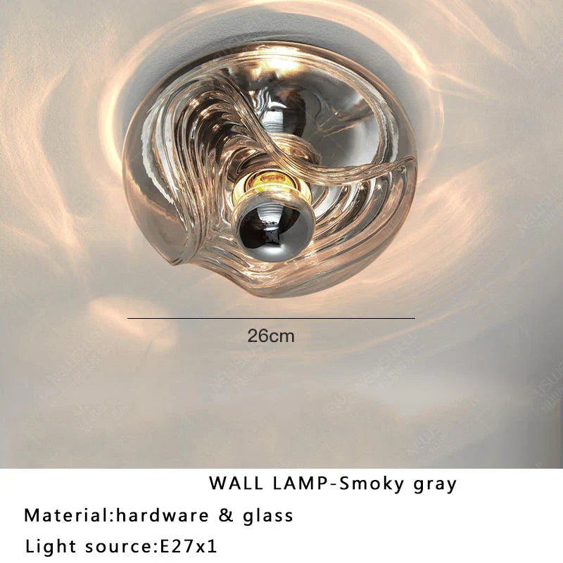 DecorBites™ Designer Glass Wall Lamp Luxury Minimalist Wall Lights