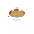 DecorBites™ Copper White Glass LED Pendant Lamp for Modern Living Room Decor