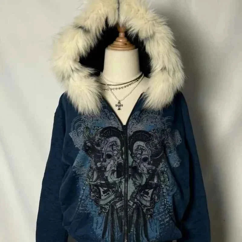 Y2K Sweatshirt for Women MUNSIEUR