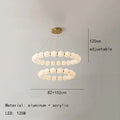 DecorBites™ LED Acrylic Chandelier for Living Room Bedroom Hall Pendant Lamps