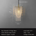 DecorBites™ Crystal Tassel Bedside Pendant Lamp: Luxury Bedroom & Restaurant Lighting