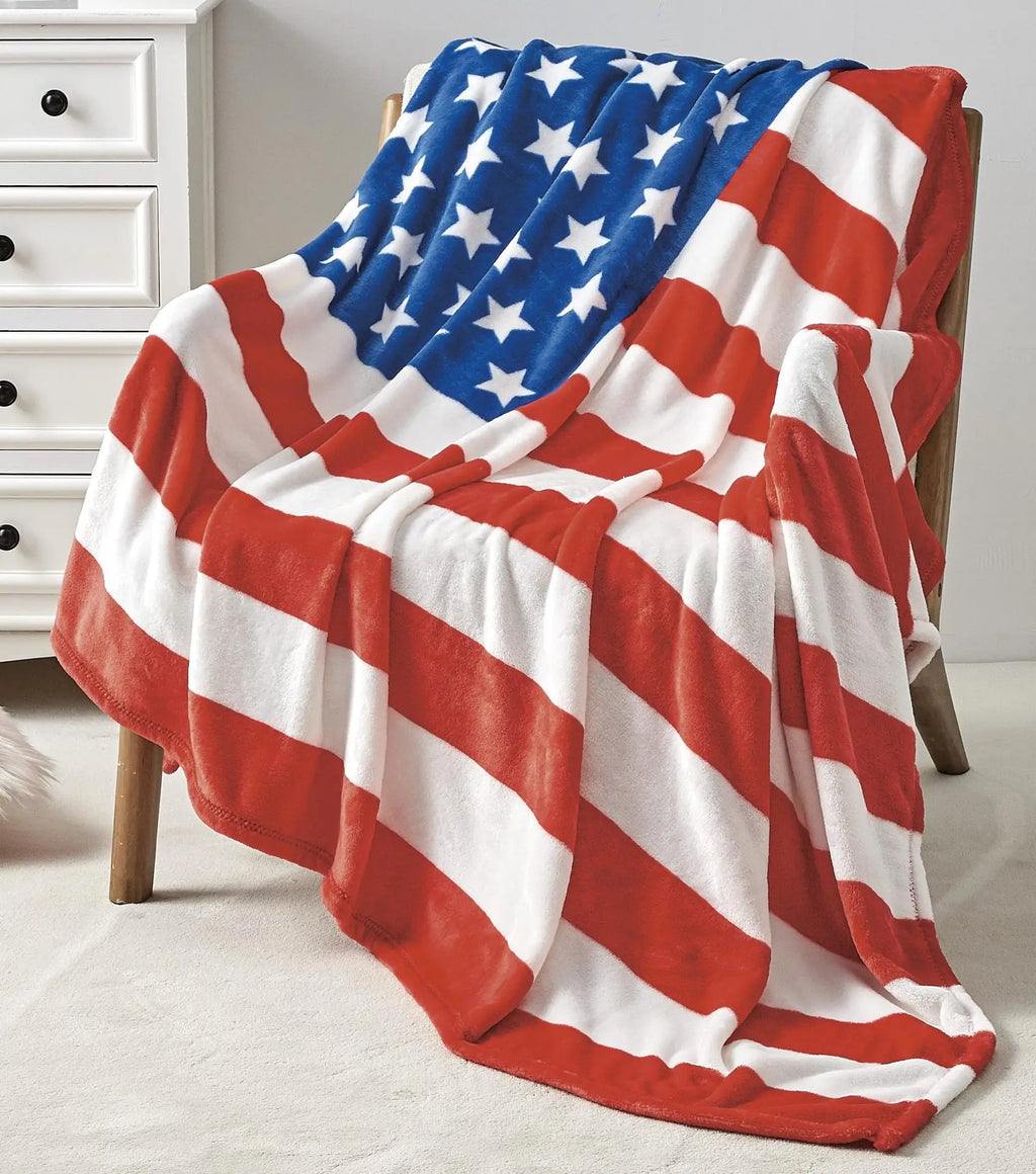 DecorBites™ Cozy Flannel Throw Blanket for Sofas, Cars, and Travel