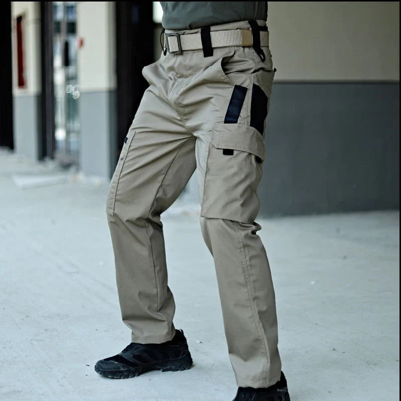 Tactical Cargo Pants for Men – Multi-Pocket Waterproof Work & Hiking Trousers