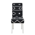 DecorBites™ Geometric Stretch Chair Cover Slipcovers | Elastic Seat Case