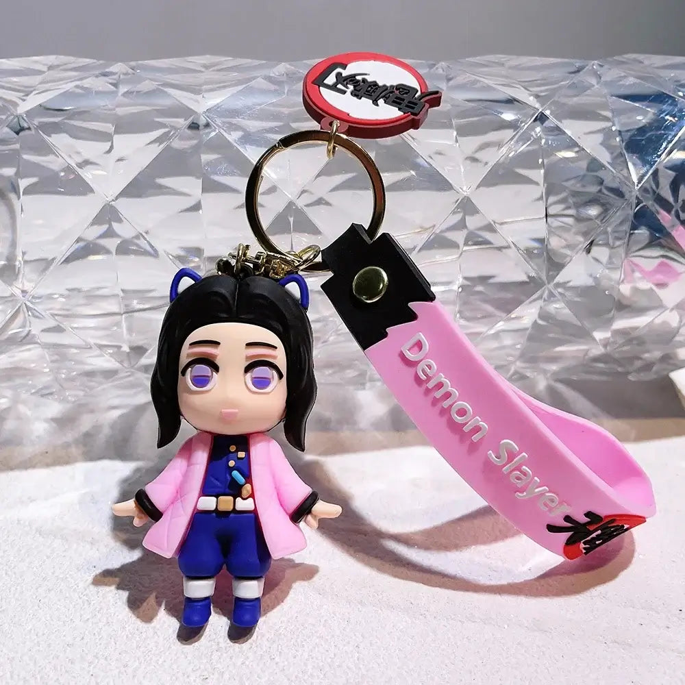 Demon Slayer Keychains: Cute Anime Car & Bag Pendant Accessories
