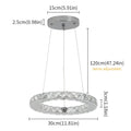 DecorBites™ Gold Möbius Strip Pendant Chandelier for Luxe Living and Dining Spaces