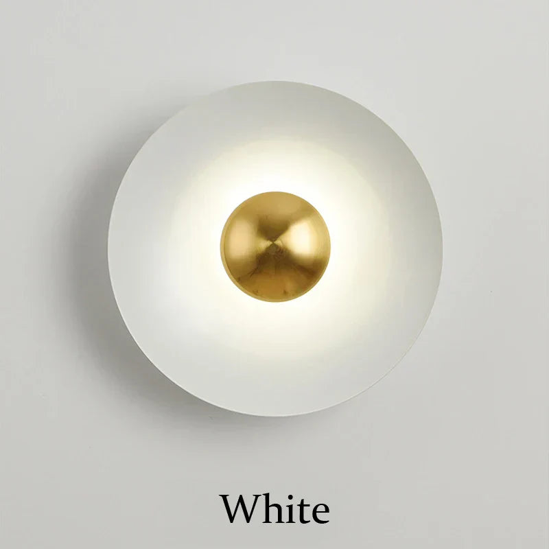 DecorBites™ Golden Macaroon LED Wall Lamp for Bedroom & Living Room