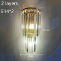 DecorBites™ Crystal Wall Lamp: Elegant Lighting for Luxury Hotel, Club, Villa, Living Room, Office, Banquet