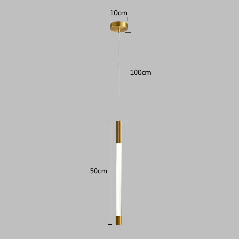 DecorBites™ Gold Pendant Lights Energy Saving for Living Room Hanglamp