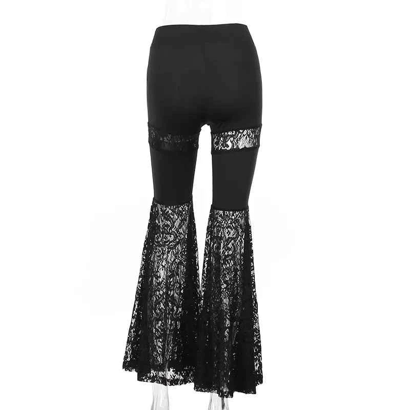 Gothic Crop Top T-Shirt for Women Sexy Fishnet Backless Steampunk