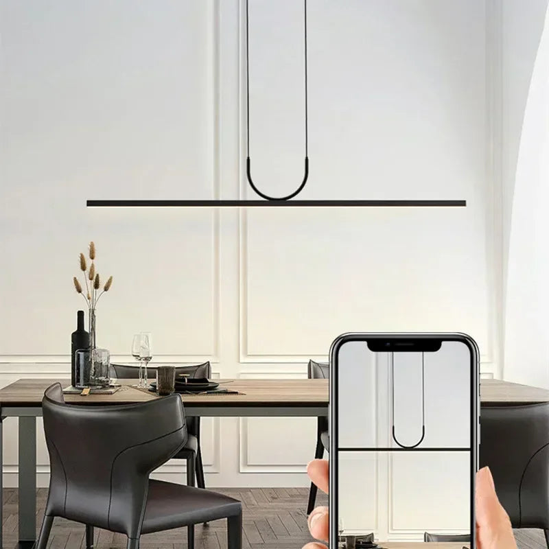 DecorBites™ LED Ceiling Chandelier for Dining Room - Modern Minimalist Pendant Lamp