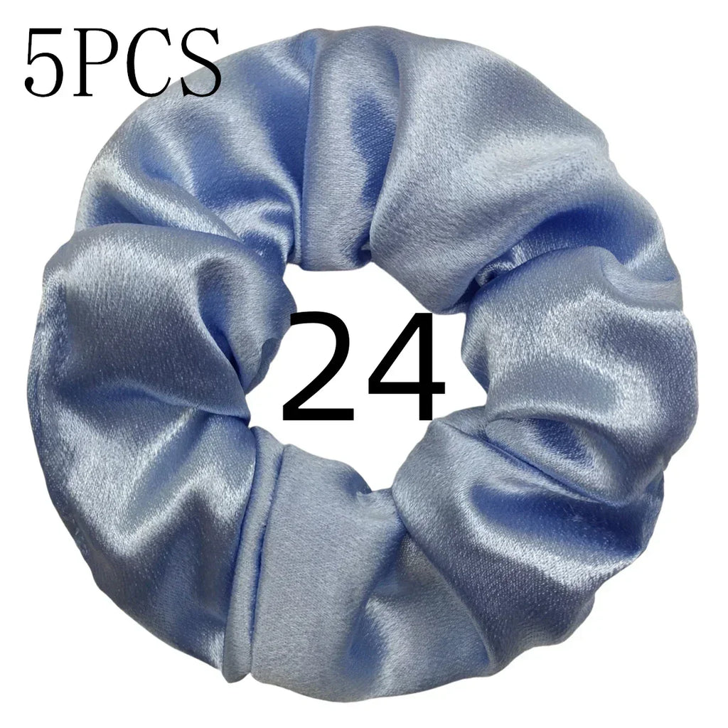 Women's Silky Satin Hair Scrunchies Set
