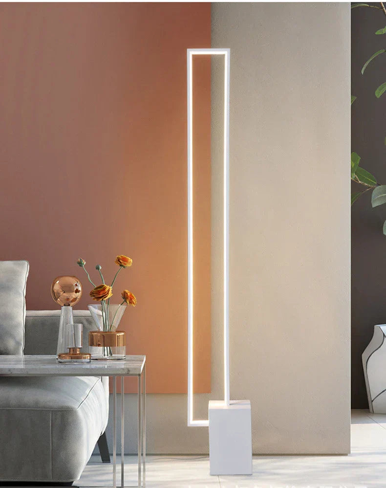 DecorBites™ Geometric LED Floor Lamp Modern Dimmable Living Room Bedroom Decoration Light