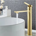 DecorBites™ Gold Solid Brass Bathroom Basin Faucet Mixer Sink Tap