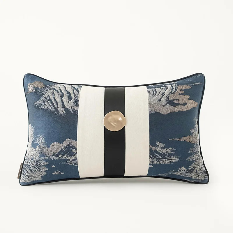 DecorBites™ Dragonfly Insects Embroidery Cushion Cover - Quaint & Elegant Style Pillow Case
