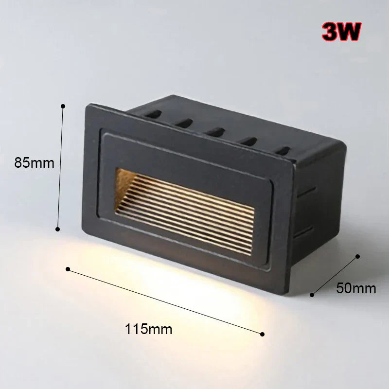 DecorBites™ LED Embedded Wall Light for Outdoor Step&Stair, IP65 Waterproof Recessed Wall Lamp