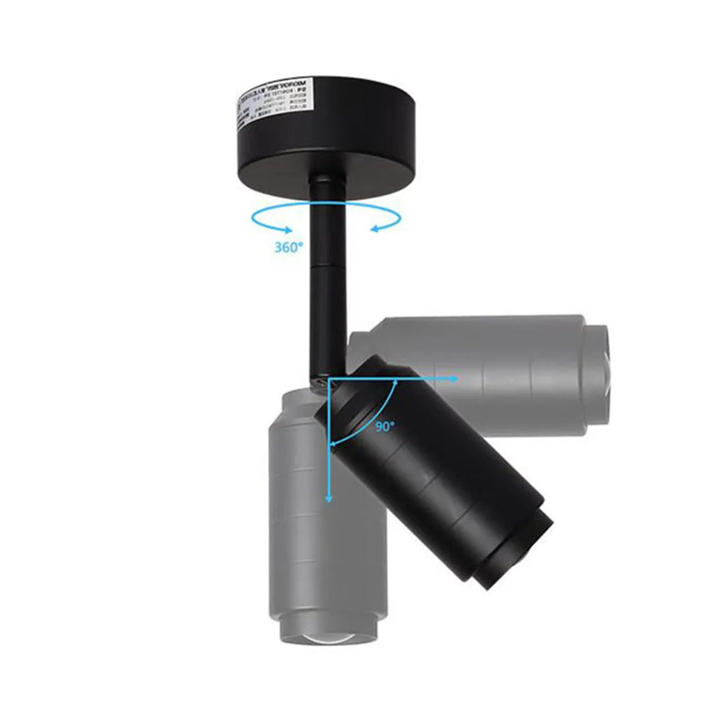 DecorBites™ Adjustable Beam LED Ceiling Lamp with Multi-Angle Track Lighting