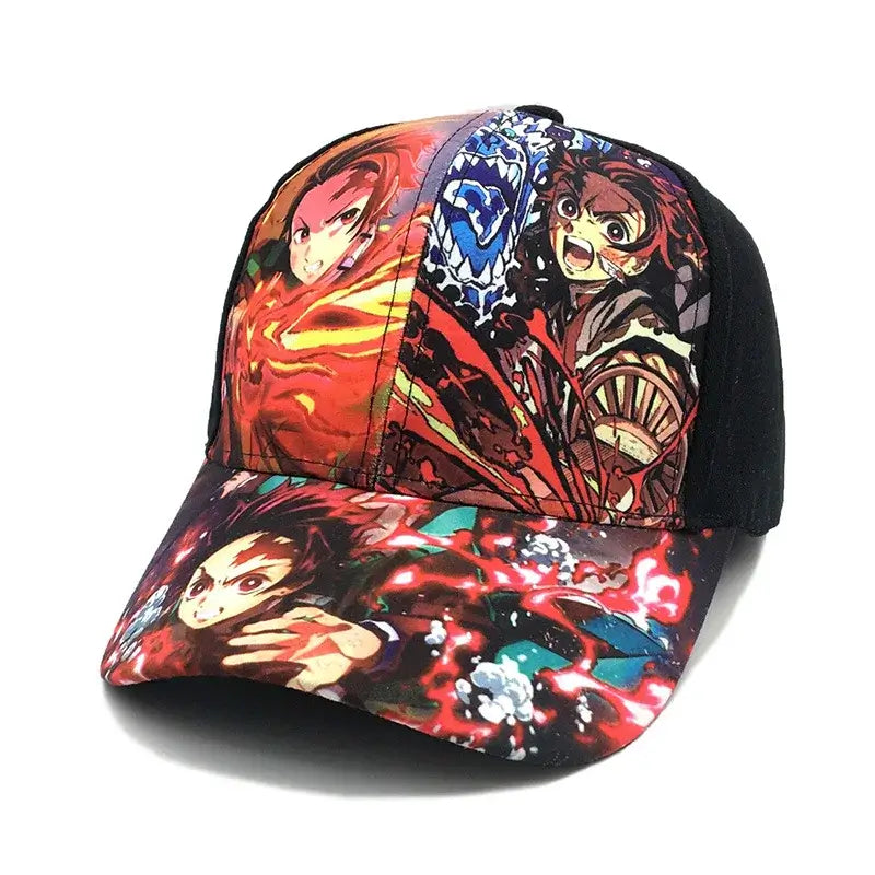 Demon Slayer Baseball Cap: Adjustable Anime Hip Hop Hat