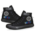 One Piece Luffy High Top Shoes: Autumn Winter Anime Sneakers