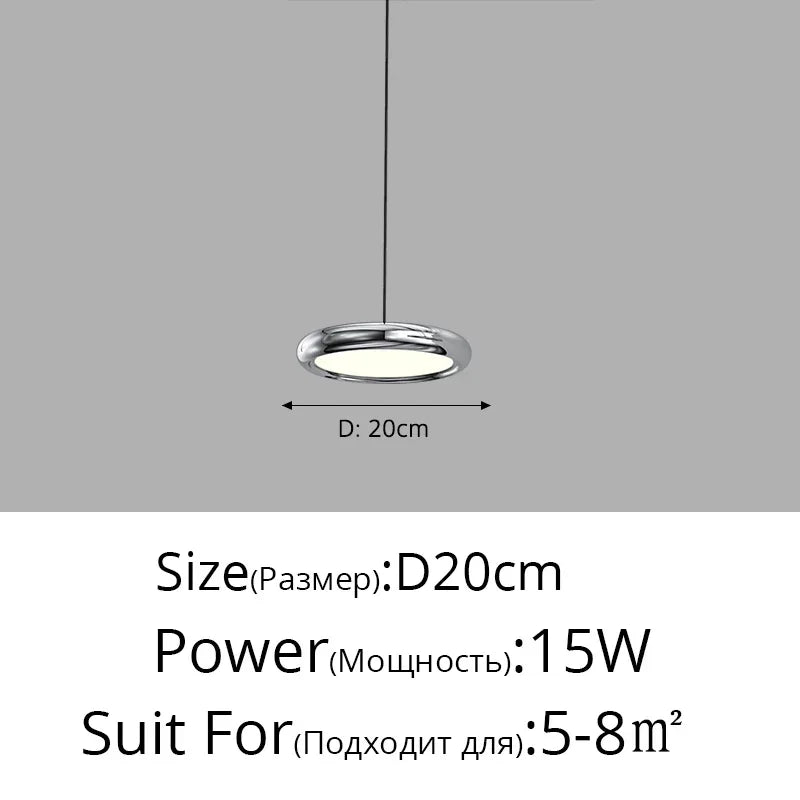 DecorBites™ Iron Pendant Chandelier for Home Kitchen Bedroom Bar Lighting
