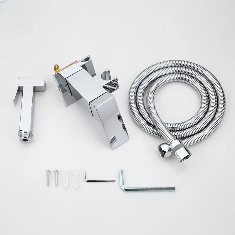 DecorBites™ Bidet Spray Gun Set Kit with Hot and Cold Hygienic Shower for Bathroom and Toilet