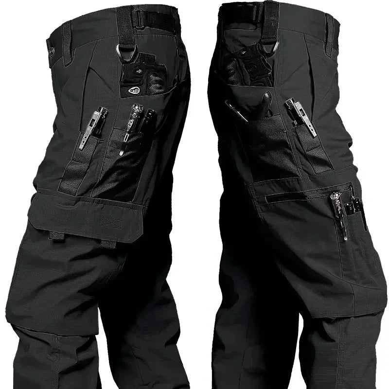 Tactical Cargo Pants for Men – Multi-Pocket Waterproof Work & Hiking Trousers