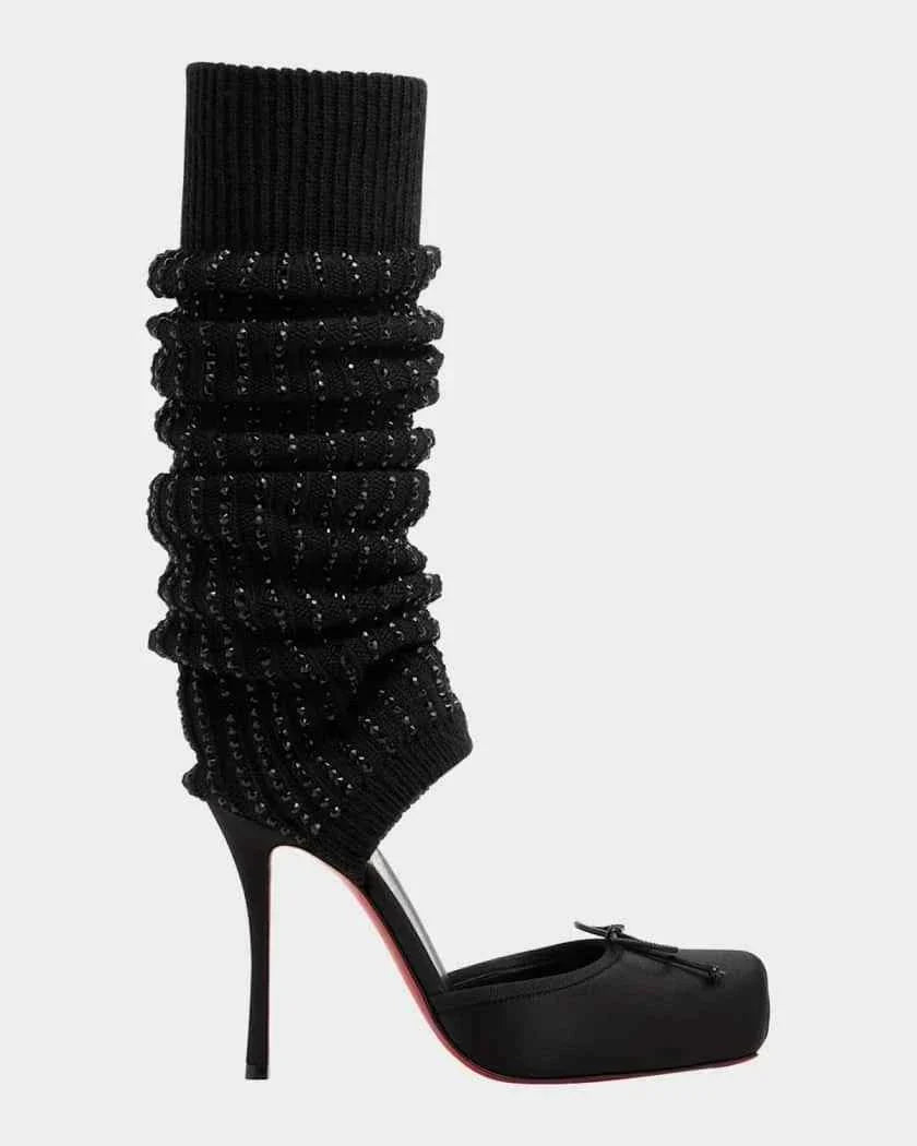 Sexy rhinestone Heels Elastic with sleeves New Arrivals