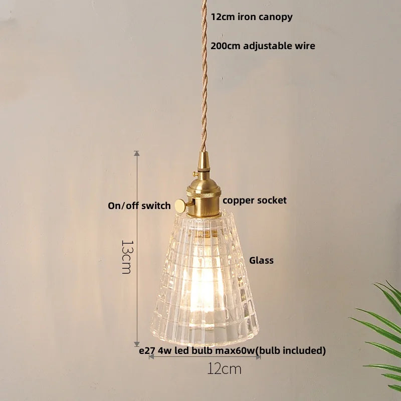 DecorBites™ Iron Lampshade LED Pendant Lights, Adjustable Modern Hang Lamp