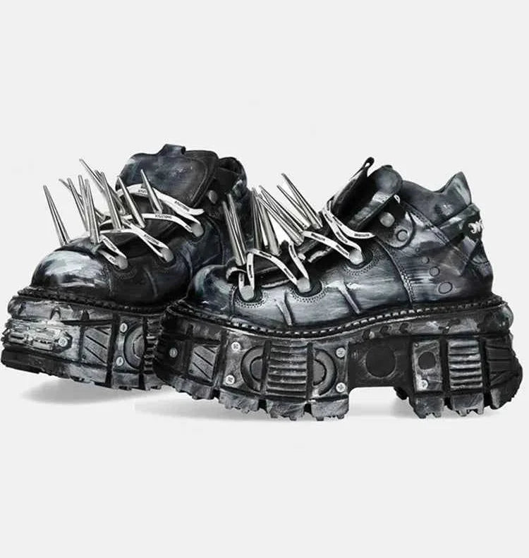 Platform Spiked Rivet Striders