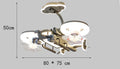 DecorBites™ Kids Bedroom Ceiling Fan with Light, Remote Control - Modern LED Lamp