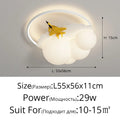 DecorBites™ Kids Cloud Airplane Chandelier Ceiling Light for Children's Bedroom
