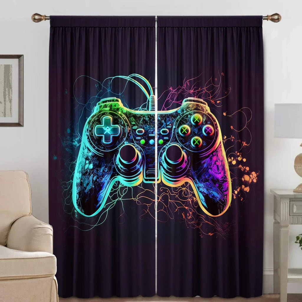DecorBites™ Game Console Handle Curtains: Kitchen, Cafe, Living Room, Balcony Décor
