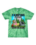 Camping Where the Adventure Begins Graphic Tee
