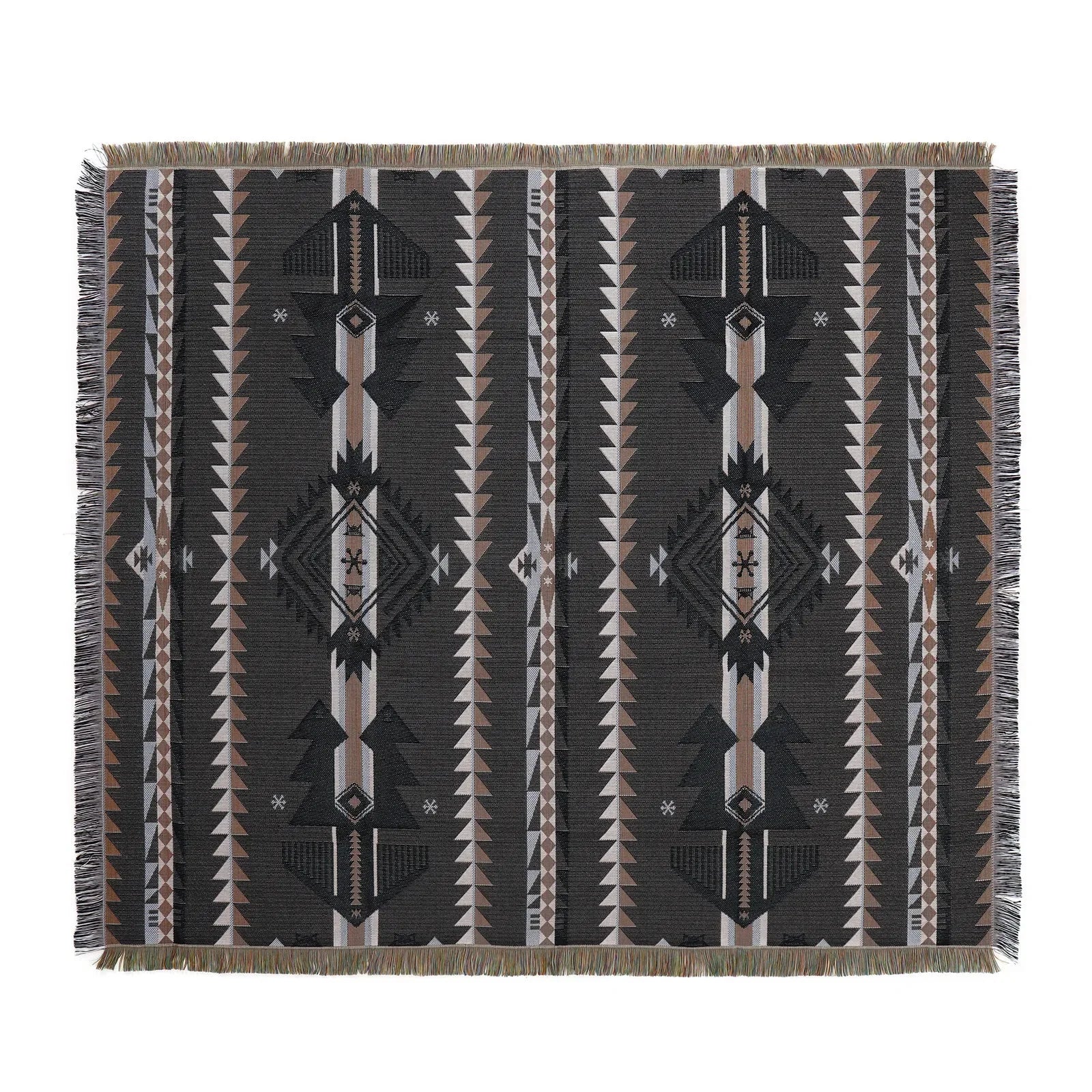 DecorBites™ Geo Tassel Picnic Mat & Sofa Cover