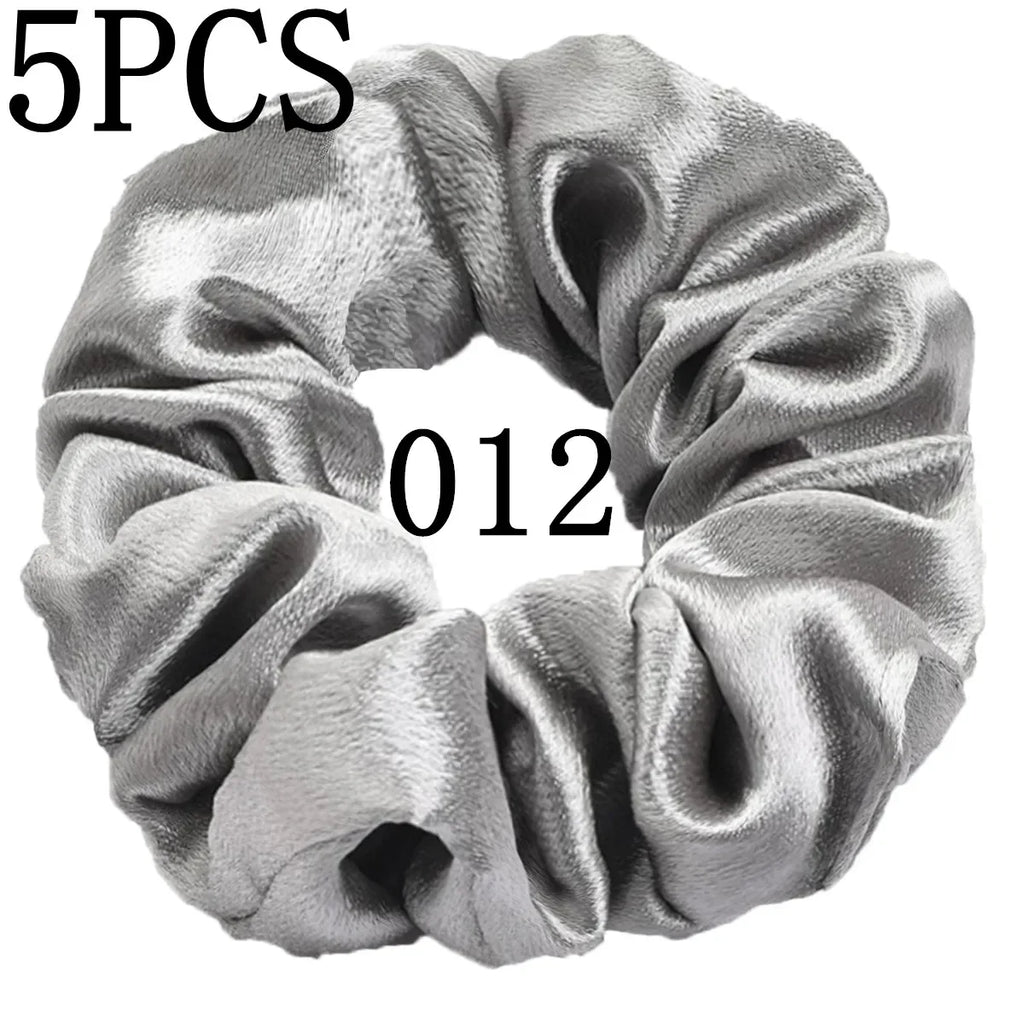 Women's Silky Satin Hair Scrunchies Set