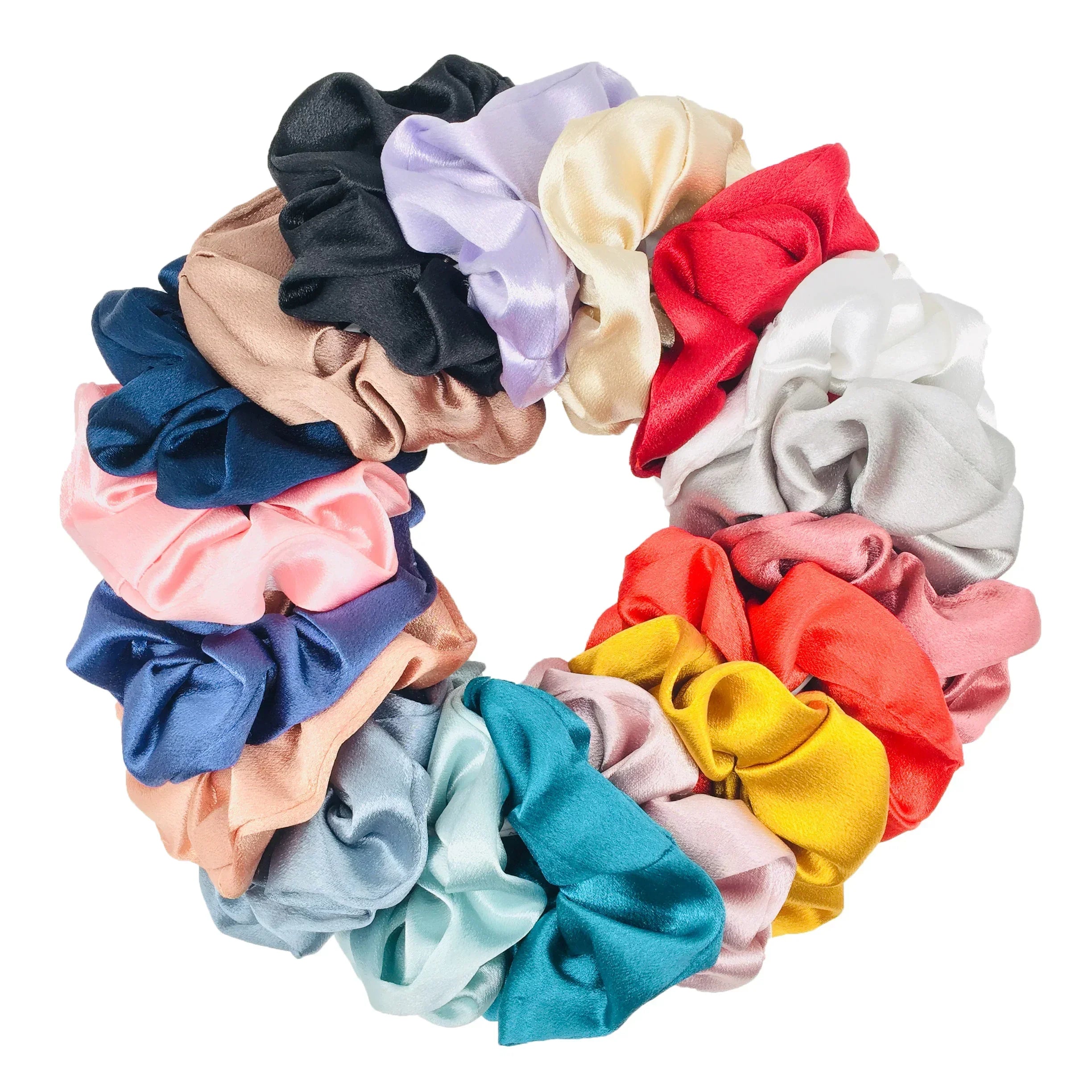 Women's Silky Satin Hair Scrunchies Set