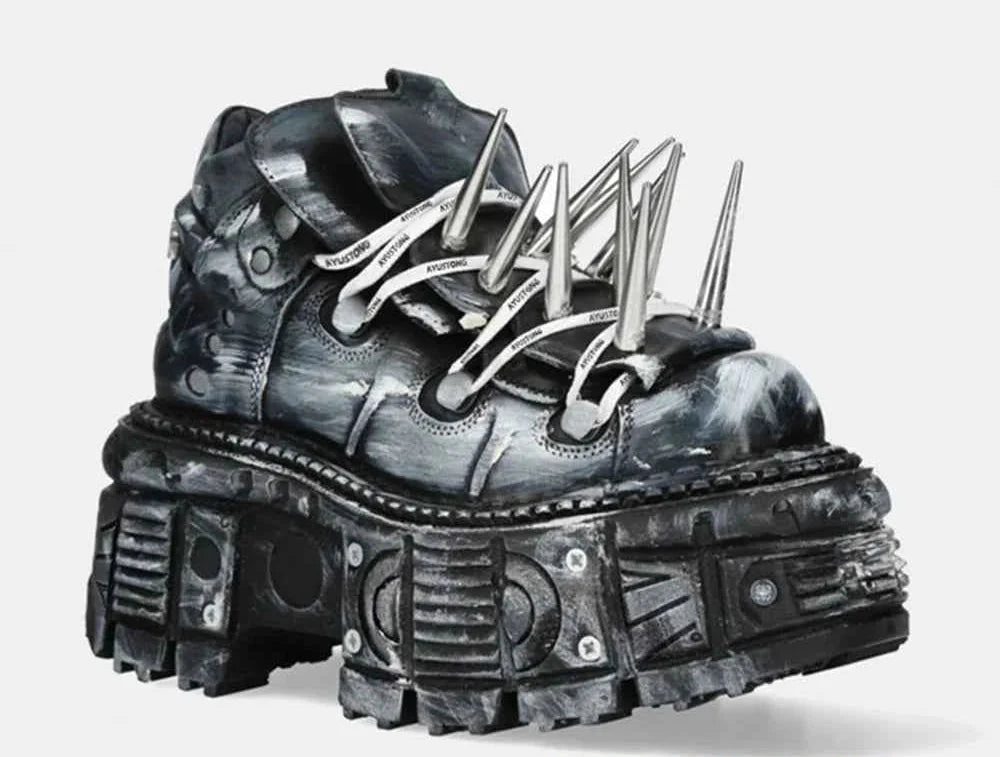 Platform Spiked Rivet Striders