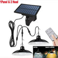 DecorBites™ Double-head Solar Pendant Light with Remote Control for Indoor and Outdoor Decor