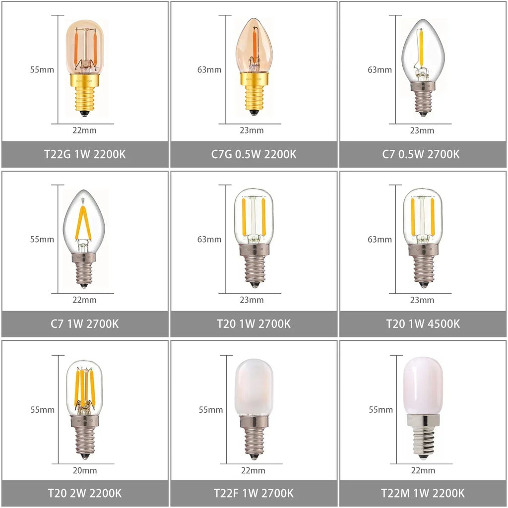 DecorBites™ Dimmable LED Candle Light Bulb for Home Decor Lighting