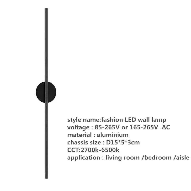 DecorBites™ Linear LED Tube Wall Sconce for Home Decor