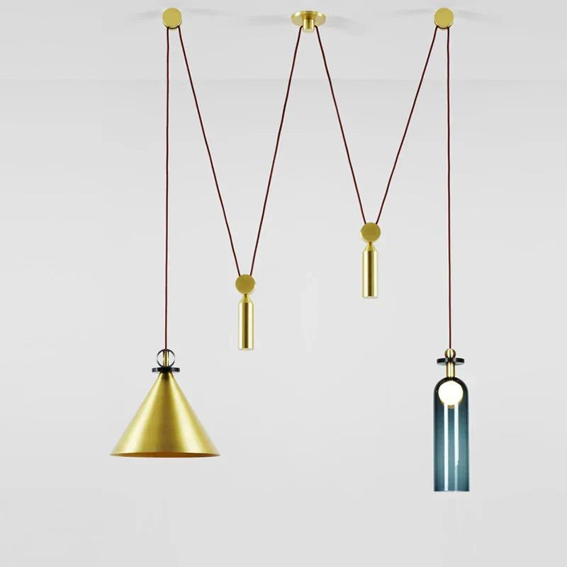 DecorBites™ Industrial Metal Pendant Light with Adjustable Height for Kitchen and Dining Room Decor