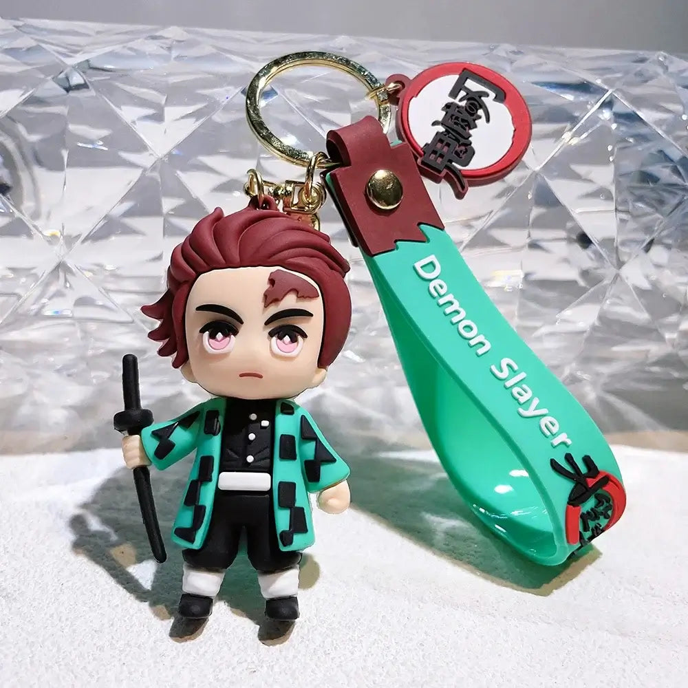Demon Slayer Keychains: Cute Anime Car & Bag Pendant Accessories