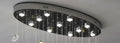 DecorBites™ Crystal Dining Chandelier: Elegant Stone Decorative Lighting for Living Room