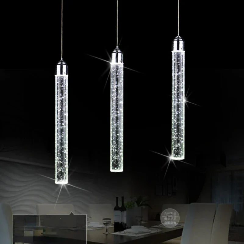 DecorBites™ Crystal LED Pendant Light for Dining, Living, Bedroom