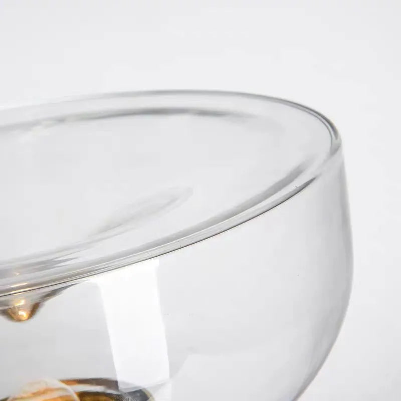DecorBites™ Aella Glass Table Lamp - Luxury Art Clear Lamp for Office Bedroom Home Décor