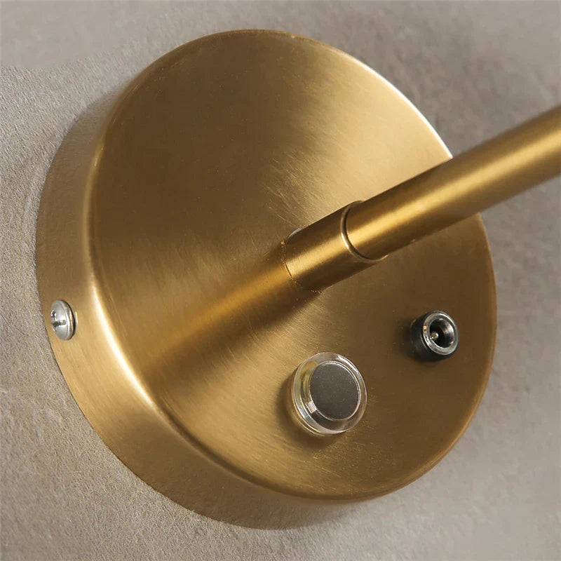 DecorBites™ Golden Glass Wall Sconces | Modern Nordic Lights for Home Decor